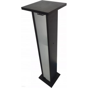 Szafka Shrimp Stand 20 pod akwarium maks. 21x21 cm, czarna, ze szklanymi drzwiami