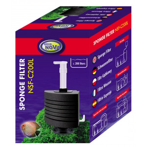 Filtr gąbkowy Aqua Nova NSF-C200L