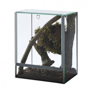 Terrarium Diversa Pająk, szkło float, silikon transparentny, z gilotyną [7,5l, 20x15x25 cm]