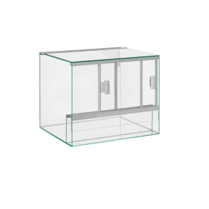 Terrarium Diversa, szkło float, silikon transparentny, z gilotyną [36l, 40x30x30 cm]