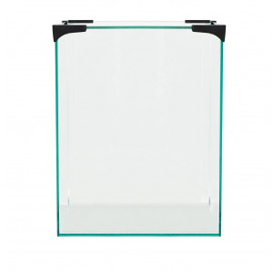 Akwarium proste Diversa, szkło float, silikon czarny [19l, 25x25x30 cm] z szybą nakrywową