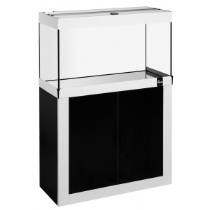 Zestaw Diversa Fine Line LED Expert 120x50 (300l) z szafką, czarno biały