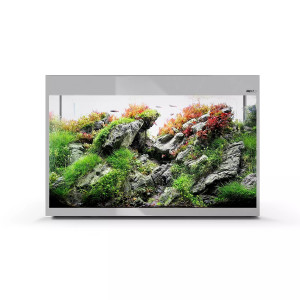Zestaw Aquael GLOSSY ST 80 DAY&NIGHT 2.0 (125l) bez szafki, szary