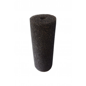 Gąbka czarna okrągła 12x5 cm 30 ppi z otworem