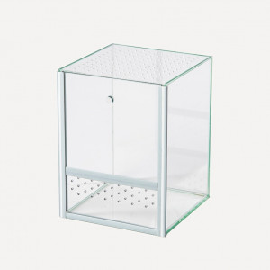 Terrarium Diversa Pająk 2.0, szkło float, silikon transparentny, z gilotyną [4,5l, 15x15x20 cm]