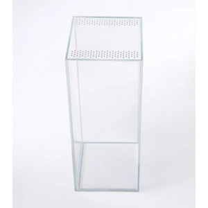 Terrarium Diversa Modliszka, szkło opti-white, silikon transparentny, z przykrywką [16,2l, 18x18x50 cm]
