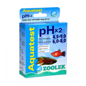Test Zoolek Aquatest pHx2 4,5-9,0 i 6,0-8,0