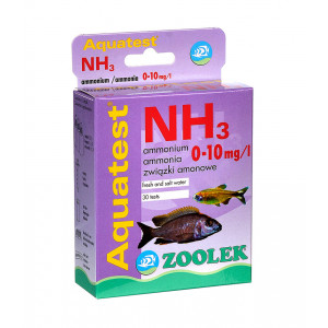 Test Zoolek Aquatest NH3 związki amonowe