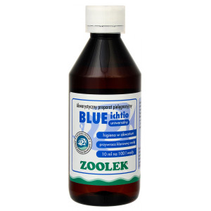 Preparat na glony, bakterie i pierwotniaki Zoolek Blue ichtio 30 ml