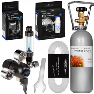 Zestaw CO2 Aquario Professional 2.0 z butlą 2l i elektrozaworem