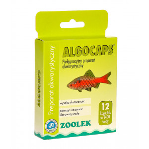 Preparat na glony i mętną wodę Zoolek Algocaps 12 kapsułek