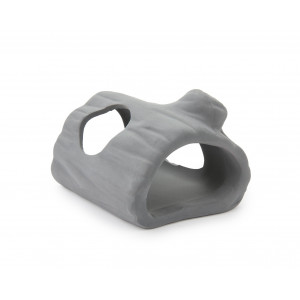 Ozdoba ceramiczna korzeń z otworami Happet U931, szara