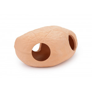 Ozdoba ceramiczna kamień z otworami Happet U932, beżowa