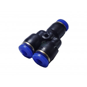 Trójnik, rozdzielacz do wężyka ciśnieniowego PU o śr. 2,5/4 mm