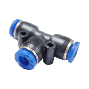 Trójnik, rozdzielacz do wężyka ciśnieniowego PU o śr. 4/6 mm