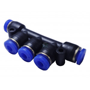 Piątnik, rozdzielacz do wężyka ciśnieniowego PU o śr. 2,5/4 mm