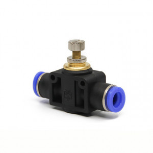 Zaworek precyzyjny do wężyka ciśnieniowego PU o śr. 4/6 mm
