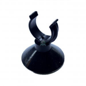 Przyssawka czarna z uchwytem o śr. 16 mm
