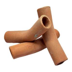 Ozdoba ceramiczna stos rurek średnich zakrzywionych Aqua Mag 26786