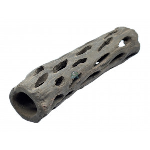 Ozdoba ceramiczna rurka ażurowa cienka Aqua Mag 28196