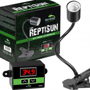 Lampa z termostatem Terrario Long ReptiSun Temperature Control E27