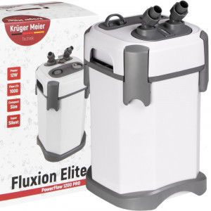 Filtr kubełkowy Kruger Meier Fluxion Elite 1200 PRO (1000l/h) z mediami filtracyjnymi