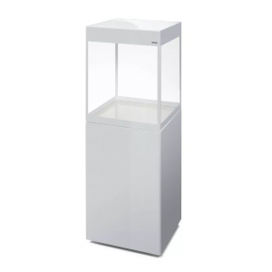 Zestaw Aquael GLOSSY ST CUBE DAY&NIGHT 2.0 (135l) z szafką, biały