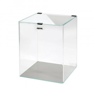 Akwarium Aquael Opti Tank Rounded 30 z szybą nakrywową z czarnymi uchwytami [29l, 29x29x35 cm]