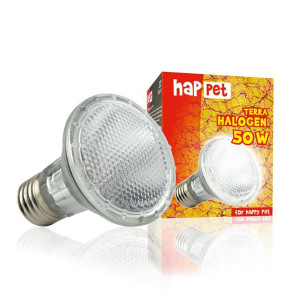 Żarówka halogenowa do terrarium Happet Terra Halogen UVA 50W