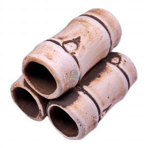 Ozdoba ceramiczna piramida bambus dla raków i ryb III Aqua Mag 28028