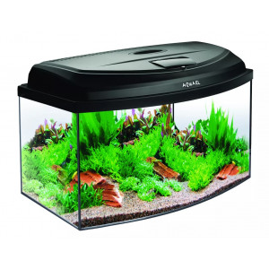 Zestaw Aquael AQUA4 START (45l) akwarium owalne, czarny