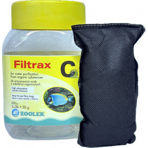 Wkład absorbujący zanieczyszczenia z wody Zoolek Filtrax C woreczek 50g
