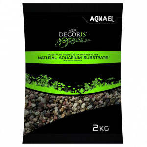 Żwirek kwarcowy wielobarwny rzeczny Aquael Aqua Decoris 3-5 mm 2kg