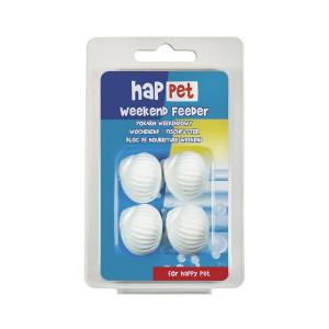 Pokarm weekendowy muszla 2-4 dni Happet 20g 4 szt.