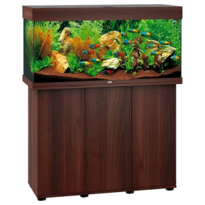 Zestaw Juwel RIO 180 HeliaLux Spectrum LED (180l) z szafką, ciemne drewno