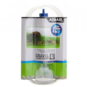 Odmulacz 2w1 ze skrobakiem do szyb Aquael L, dł. 330 mm