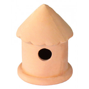 Ozdoba ceramiczna domek Happet U947, beżowa
