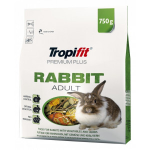 Pokarm dla dorosłych królików Tropifit Premium Plus Rabbit Adult 750g