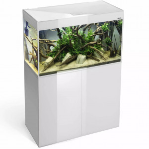 Zestaw Aquael GLOSSY ST 80 DAY&NIGHT 2.0 (125l) z szafką, biały