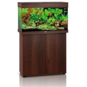 Zestaw Juwel RIO 125 HeliaLux Spectrum LED (125l) z szafką, ciemne drewno