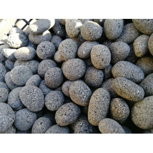 Otoczak LAWA CZARNA Black Lava Pebbles 1-2 cm